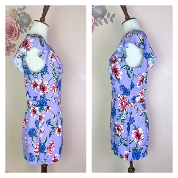 New! PARKER Ana Combo Floral Ruffle Romper - Picture 6 of 8